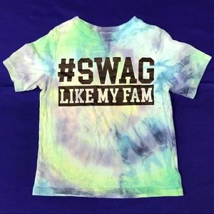 Children’s Place “#SWAG LIKE MY FAM” Tie dye Shirt